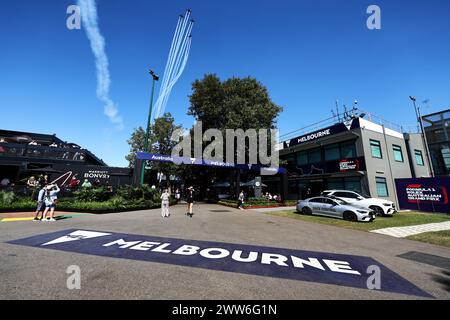 Melbourne, Australien. März 2024. Fahrerlager-Atmosphäre. Formel-1-Weltmeisterschaft, Rd 3, großer Preis von Australien, Freitag, 22. März 2024. Albert Park, Melbourne, Australien. Quelle: James Moy/Alamy Live News Stockfoto