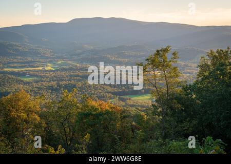 Shenandoah-Nationalpark entlang der Blue Ridge Mountains in Virginia, USA Stockfoto