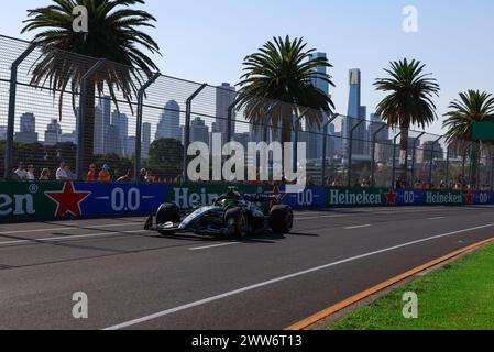 Melbourne, Australie. März 2024. Während des Formel 1 Rolex Australian Grand Prix 2024, 3. Runde der Formel-1-Weltmeisterschaft 2024 vom 22. Bis 24. März 2024 auf dem Albert Park Circuit in Melbourne, Australien - Foto DPPI Credit: DPPI Media/Alamy Live News Stockfoto