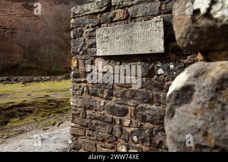 Verlassene Bleibergwerke in der Sir Francis Mine, Gunnerside, Swaledale, Yorkshire, Großbritannien. Stockfoto