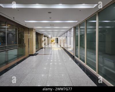 Asan Medical Center, das größte Krankenhaus in Südkorea, ruhig nach einem Massenrücktritt von Ärzten. Stockfoto