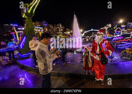 Weihnachten in da Lat Vietnam Stockfoto