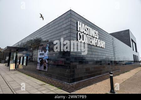 Hastings, 21. März 2024: Hastings Contemporary at the Stade Stockfoto