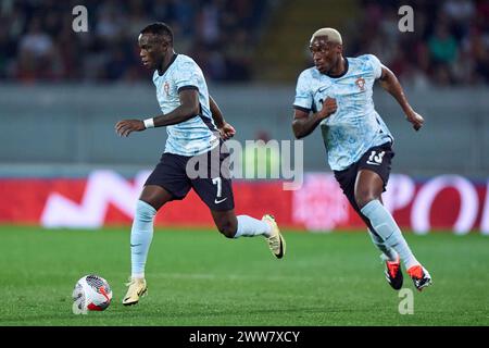 Guimaraes, Portugal, 21. März 2024, Bruma von Portugal während des internationalen Freundschaftsspiels zwischen Portugal und Schweden im Estadio Dom Afonso Henriques am 21. März 2024 in Guimaraes, Portugal. Stockfoto