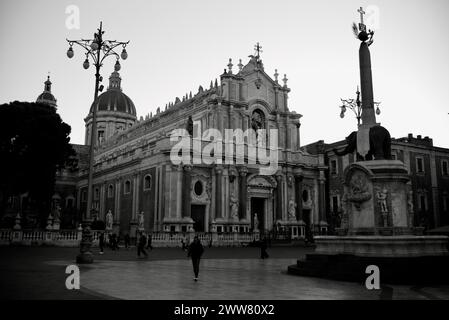 Basilika Cattedrale di Sant'Agata, Catania, Sizilien Stockfoto