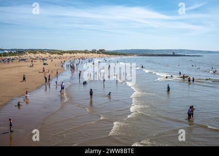 Coney Beach, Porthcawl, Wales, Großbritannien Stockfoto