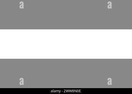 Sierra Leone Flagge - graue monochrome Vektor-Illustration. Flagge in Schwarz-weiß Stock Vektor