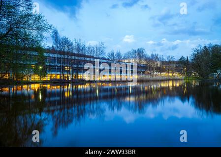 linz, österreich, 21. märz 2024, johannes kepler Universität, jku *** linz, österreich, 21. märz 2024, johannes kepler universität, jku Copyright: XW.Simlingerx Stockfoto