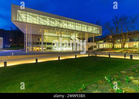 linz, österreich, 21. märz 2024, johannes kepler Universität, jku, Bibliotheksgebäude *** linz, österreich, 21. märz 2024, johannes kepler universität, jku, bibliotheksgebäude Copyright: XW.Simlingerx Stockfoto