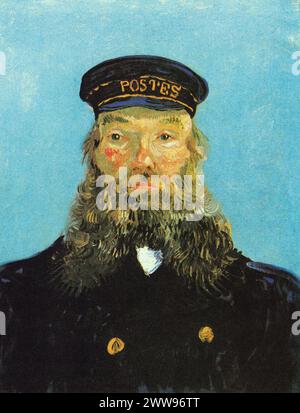 Vincent van Gogh, Porträt des Postmanns Joseph Roulin (Arles, inizio agosto 1888); Detroit Institute of Arts. F 433, JH 1524. Stockfoto
