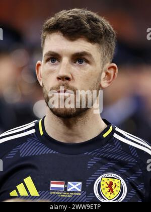 AMSTERDAM - Ryan Christie aus Schottland während des Freundschaftsspiels zwischen den Niederlanden und Schottland in der Johan Cruijff Arena am 22. März 2024 in Amsterdam. ANP MAURICE VAN STEEN Stockfoto