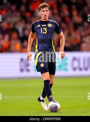 Schottlands Jack Hendry während eines internationalen Freundschaftsspiels in der Johan Cruyff Arena in Amsterdam, Niederlande. Bilddatum: Freitag, 22. März 2024. Stockfoto