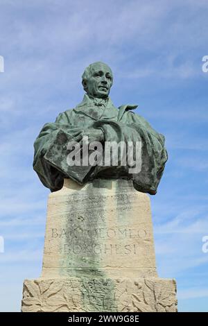 Bartolomeo Borghesi Denkmal in San Marino Stockfoto