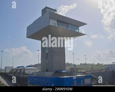 Kontrollturm Agua Clara Stockfoto