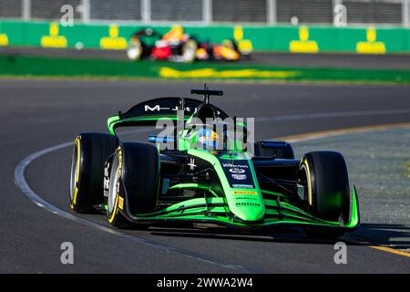 05 MALONY Zane (bar), Rodin Motorsport, Dallara F2 2024, Action während der 3. Runde der FIA Formel 2 Meisterschaft 2024 vom 22. Bis 24. März 2024 auf dem Albert Park Circuit in Melbourne, Australien - Foto Xavi Bonilla / DPPI Stockfoto