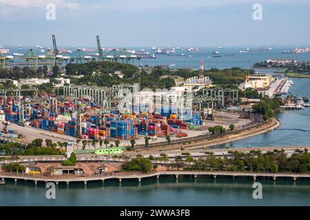 Brani Terminal Singapur Stockfoto