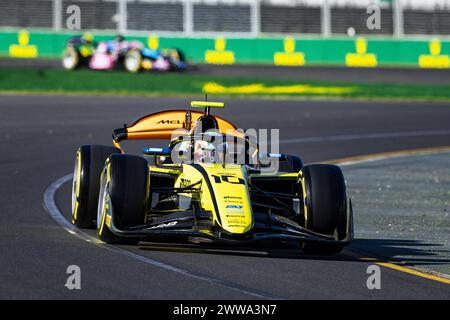 10 BORTOLETO Gabriel (BH), Invicta Racing, Dallara F2 2024, Action während der 3. Runde der FIA Formel 2 Championship 2024 vom 22. Bis 24. März 2024 auf dem Albert Park Circuit in Melbourne, Australien Stockfoto