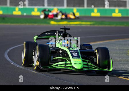 05 MALONY Zane (bar), Rodin Motorsport, Dallara F2 2024, Action während der 3. Runde der FIA Formel 2 Championship 2024 vom 22. Bis 24. März 2024 auf dem Albert Park Circuit in Melbourne, Australien Stockfoto