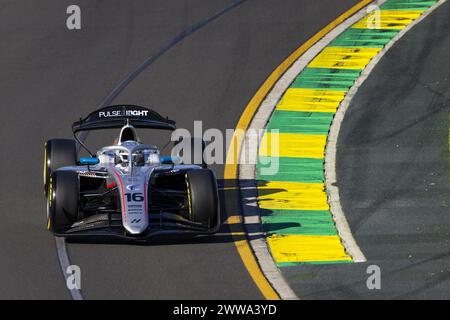 16 CORDEEL Amaury (bel), Hitech Pulse-Eight, Dallara F2 2024, Action während der 3. Runde der FIA Formel 2 Championship 2024 vom 22. Bis 24. März 2024 auf dem Albert Park Circuit in Melbourne, Australien Stockfoto
