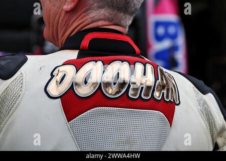 Melbourne, Australien. März 2024. Mick Doohan (aus). Formel-1-Weltmeisterschaft, Rd 3, großer Preis von Australien, Samstag, 23. März 2024. Albert Park, Melbourne, Australien. Quelle: James Moy/Alamy Live News Stockfoto