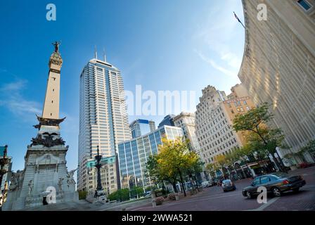 Das Soldiers and Sailors Monument gilt als eines der herausragenden Denkmäler der Welt – ein Stadt- und Staatssymbol – erbaut 1902 und 284 Meter hoch Stockfoto