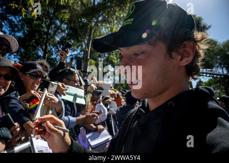 Melbourne, Australien, 23. März 2024, Andrea Kimi Antonelli, bei der Aufbaurunde 03 der Formel-1-Meisterschaft 2024. Quelle: Michael Potts/Alamy Live News Stockfoto