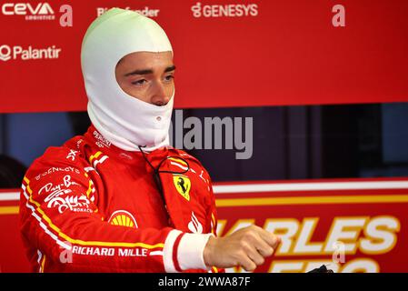 Melbourne, Australien. März 2024. Charles Leclerc (MON) Ferrari. 23.03.2024. Formel-1-Weltmeisterschaft, Rd 3, Grand Prix Von Australien, Albert Park, Melbourne, Australien, Qualifikationstag. Das Foto sollte lauten: XPB/Alamy Live News. Stockfoto