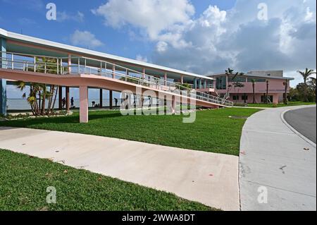 Guy Bradley Visitor Center im Flamingo im Everglades National Park, Florida am sonnigen Märznachmittag. Stockfoto