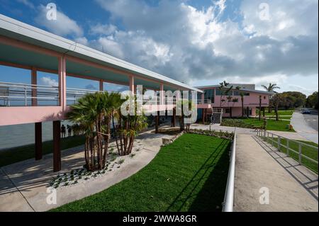 Guy Bradley Visitor Center im Flamingo im Everglades National Park, Florida am sonnigen Märznachmittag. Stockfoto