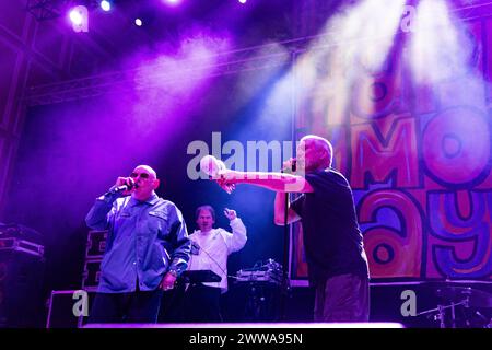 Newcastle, Großbritannien - 22. März 2024. Die Happy Mondays treten im O2 City Hall in Newcastle auf. Foto: Jill O'Donnell / Alamy Live News Stockfoto