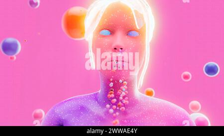 Geruchssinn, konzeptionelle Illustration. Stockfoto