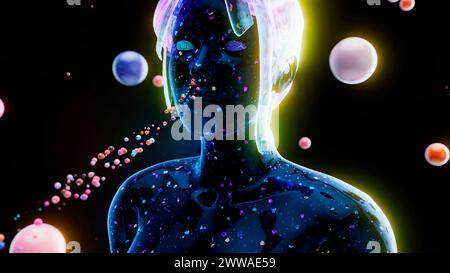 Geruchssinn, konzeptionelle Illustration. Stockfoto