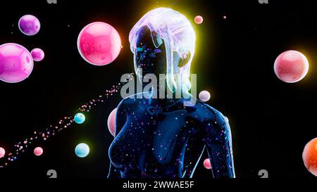 Geruchssinn, konzeptionelle Illustration. Stockfoto