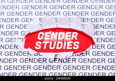 Gender Studies Gender-adäquate Sprachkommunikationskonzeptstudie Stockfoto