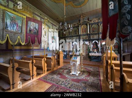 Orthodoxe Kirche der Heiligen Cosmas und Damian in Blechnarka, Polen Stockfoto