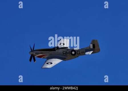 Melbourne, Australien. März 2024. Kreisluftatmosphäre - ein Flugzeug. Formel-1-Weltmeisterschaft, Rd 3, großer Preis von Australien, Samstag, 23. März 2024. Albert Park, Melbourne, Australien. Quelle: James Moy/Alamy Live News Stockfoto