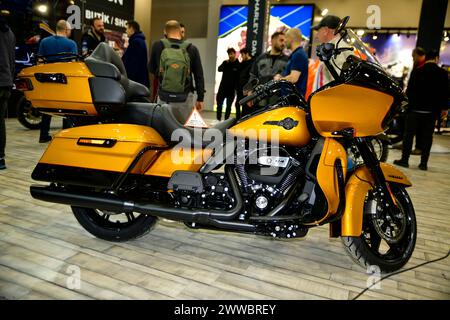 Istanbul Turkiye 03 21 2024 Motorrad 2024 Harley-Davidson's Stockfoto