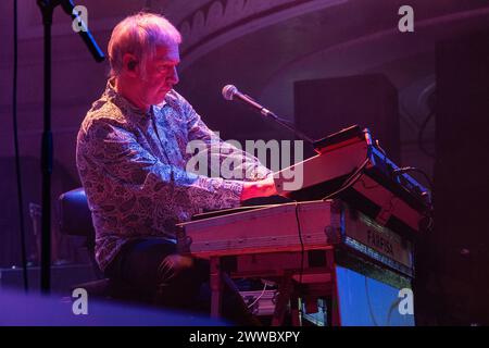 Newcastle, Großbritannien - 22. März 2024. Inspiral Teppiche treten im O2 City Hall in Newcastle auf. Foto: Jill O'Donnell / Alamy Live News Stockfoto