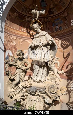 St. John Nepomuk, Nepomuk-Kapelle, Wels-Stadt, Oberösterreich, Österreich Stockfoto