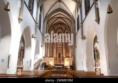 Stadtpfarrkirche Wels, Oberösterreich, Österreich Stockfoto