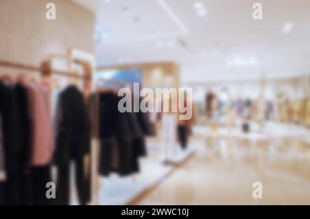 Abstrakte Unschärfe und Unschärfe-Shopping Mall im Kaufhaus Interieur Für den Hintergrund Stockfoto
