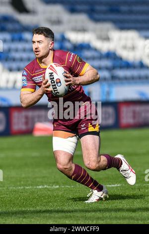 Huddersfield, Großbritannien. März 2024. Adam Clune (7) von Huddersfield Giants in Action. Rugby League Betfred Challenge Cup, Huddersfield Giants vs Hull FC im John Smith's Stadium, Huddersfield, UK Credit: Dean Williams/Alamy Live News Credit: Dean Williams/Alamy Live News Stockfoto