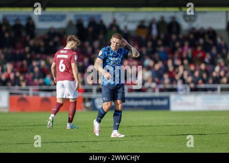 Northampton am Samstag, 23. März 2024. Martyn Waghorn von Derby County während der ersten Hälfte des Spiels der Sky Bet League 1 zwischen Northampton Town und Derby County im PTS Academy Stadium in Northampton am Samstag, den 23. März 2024. (Foto: John Cripps | MI News) Credit: MI News & Sport /Alamy Live News Stockfoto