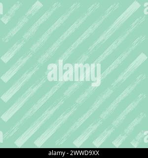 Vektor Hand gezeichnet nettes trockenes Pinsel Streifen Muster. Kritzelkreide mit Karomuster einfache Textur. Kreuzungslinien. Abstraktes, niedliches, zartes Muster, ideal für Stoff, Stock Vektor