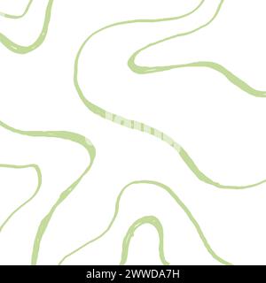 Vektor Hand gezeichnet niedliches kariertes Muster. Doodle Plaid geometrische, einfache Textur. Kreuzungslinien. Abstraktes, niedliches, zartes Muster, ideal für Stoff Stock Vektor