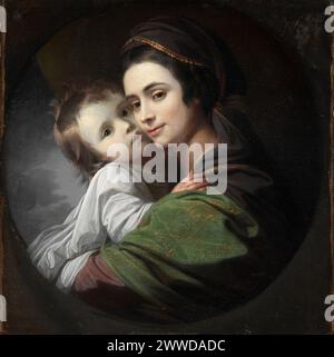 Elizabeth Shewell West und ihr Sohn Raphael. Benjamin West. c. 1770. Stockfoto