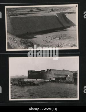 Allgemeine Ansichten von Zypern und Kyrenia Castle in Kyrenia, Zypern, zwischen 1950 und 1959 aufgenommen, mit Landschaften, Architektur und historischen Befestigungen. Stockfoto