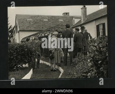 Beschreibung: Wiedereröffnung des Longwood Old House. Die Gärten. Ort: St Helena Datum: 1954-1955 Stockfoto