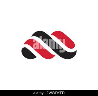 Mm Letter Logo und m Letter Logo Design Vektor Stock Vektor