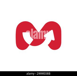 Mm Letter Logo und m Letter Logo Design Vektor Stock Vektor